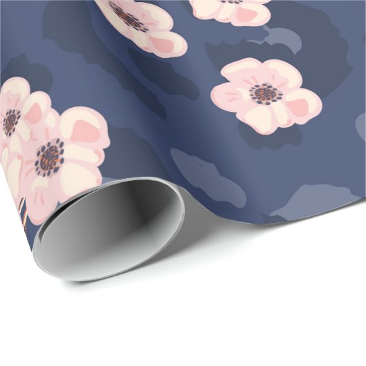 Seamless pattern with leopard skin and pink small  geschenkpapier (Rolleneckpunkt)