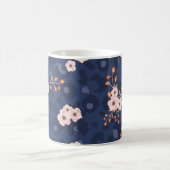 Seamless pattern with leopard skin and pink small kaffeetasse (Mittel)