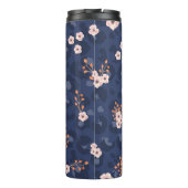 Seamless pattern with leopard skin and pink small  thermosbecher (Rückseite)