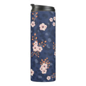 Seamless pattern with leopard skin and pink small  thermosbecher (Nach rechts gedreht)