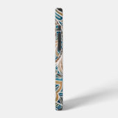Seamless pattern with multicolor Paisley print. Ha iPhone Hülle (Linke Seite)