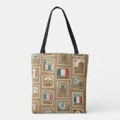 seamless pattern with poststamps on theme of tasche (Rückseite)