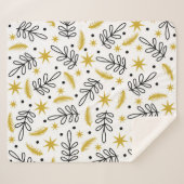 Seamless pattern with snowflakes and fir branches. sherpadecke (Vorderseite (Horizontal))