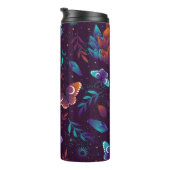 Seamless pattern with space butterfly, crystals, h thermosbecher (Nach rechts gedreht)