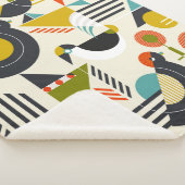 Seamless pattern with stylized birds in retro bauh sherpadecke (3/4)