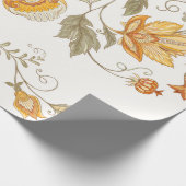 Seamless pattern with stylized ornamental flowers geschenkpapier (Ecke)