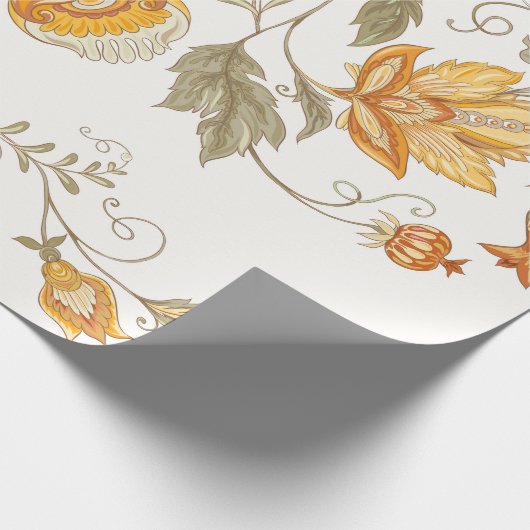Seamless pattern with stylized ornamental flowers  geschenkpapier (Ecke)