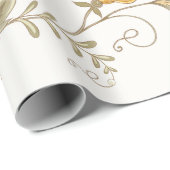 Seamless pattern with stylized ornamental flowers geschenkpapier (Rolleneckpunkt)