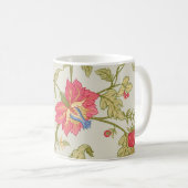 Seamless pattern with stylized ornamental flowers kaffeetasse (VorderseiteRechts)
