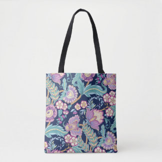 Seamless pattern with stylized ornamental flowers  tasche