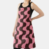 Seamless pattern with wavy stripes in retro style. schürze (InSitu)