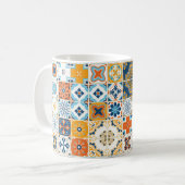 Seamless pattern with with Portuguese tiles. illus Kaffeetasse (Vorderseite Links)