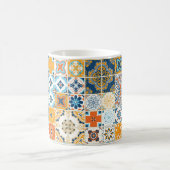 Seamless pattern with with Portuguese tiles. illus Kaffeetasse (Mittel)
