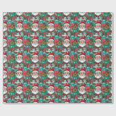 Seamless Patterns Weihnachtsfest Geschenkpapier (Flach)