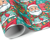 Seamless Patterns Weihnachtsfest Geschenkpapier (Rolleneckpunkt)