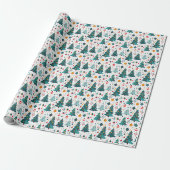 Seamless Patterns Weihnachtsfest Geschenkpapier (Ungerollt)
