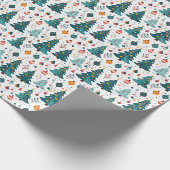 Seamless Patterns Weihnachtsfest Geschenkpapier (Ecke)