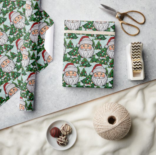 Seamless Patterns Weihnachtsfest Geschenkpapier (Kunsthandwerk)