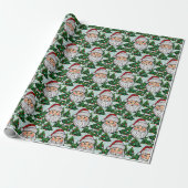 Seamless Patterns Weihnachtsfest Geschenkpapier (Ungerollt)