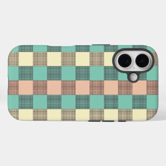 Seamless plaid pattern   Case-Mate iPhone hülle (Rückseite (Horizontal))