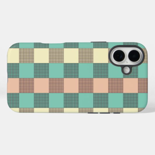 Seamless plaid pattern   Case-Mate iPhone hülle (Rückseite (Horizontal))