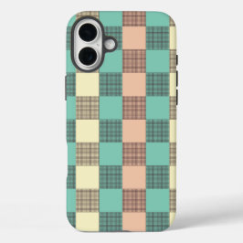 Seamless plaid pattern   iPhone 16 plus hülle
