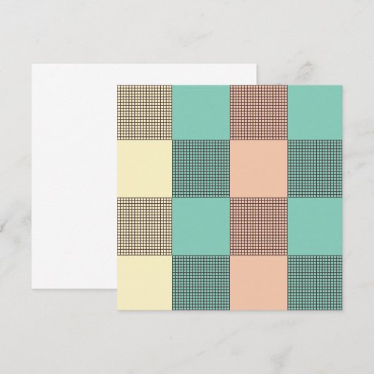 Seamless plaid pattern   dankeskarte (Vorne/Hinten)