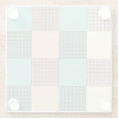 Seamless plaid pattern   glasuntersetzer (Rückseite)