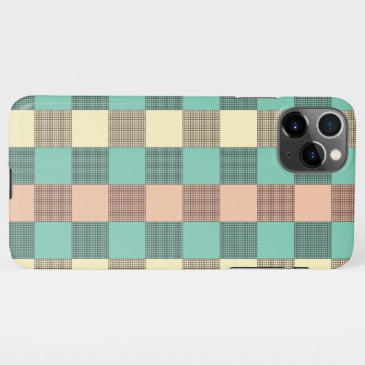 Seamless plaid pattern   iPhone hülle (Rückseite (Horizontal))