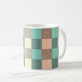 Seamless plaid pattern   kaffeetasse (VorderseiteRechts)