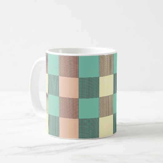 Seamless plaid pattern   kaffeetasse (Vorderseite Links)