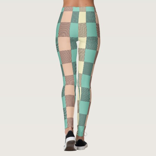 Seamless plaid pattern   leggings (Rückseite)