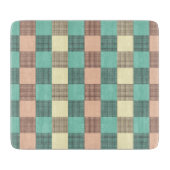 Seamless plaid pattern   schneidebrett (Vorderseite)