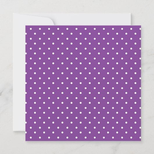 Seamless purple background polka dot pattern  dankeskarte (Vorderseite)