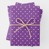 Seamless purple background polka dot pattern  geschenkpapier set (Beispiel)
