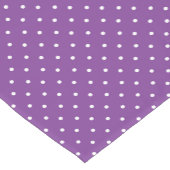 Seamless purple background polka dot pattern  kurzer tischläufer (Ecke)