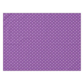 Seamless purple background polka dot pattern  tischdecke (Vorderseite (Horizontal))