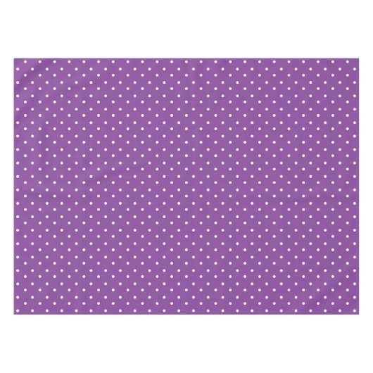 Seamless purple background polka dot pattern  tischdecke (Vorderseite (Horizontal))
