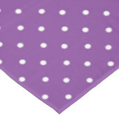 Seamless purple background polka dot pattern  tischdecke (Schrägansicht)