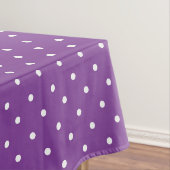 Seamless purple background polka dot pattern  tischdecke (Beispiel)