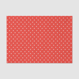 Seamless red background polka dot pattern seidenpapier