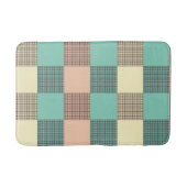 Seamless retro pattern with rounded squares bath m badematte (Vorderseite)