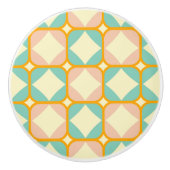Seamless retro pattern with rounded squares keramikknauf (Vorderseite)