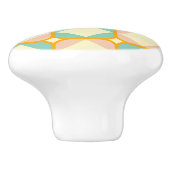 Seamless retro pattern with rounded squares keramikknauf (Seitenansicht)