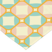 Seamless retro pattern with rounded squares kurzer tischläufer (Ecke)