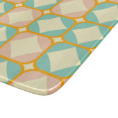 Seamless retro pattern with rounded squares schneidebrett (Ecke)