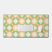 Seamless retro pattern with rounded squares schreibtischunterlage (Tastatur & Maus)