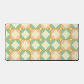 Seamless retro pattern with rounded squares schreibtischunterlage (Vorderseite)