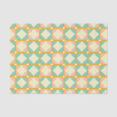Seamless retro pattern with rounded squares seidenpapier (Vorderseite)
