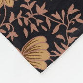 Seamless schönes Paisley-Blumenmuster Fleecedecke (Ecke)